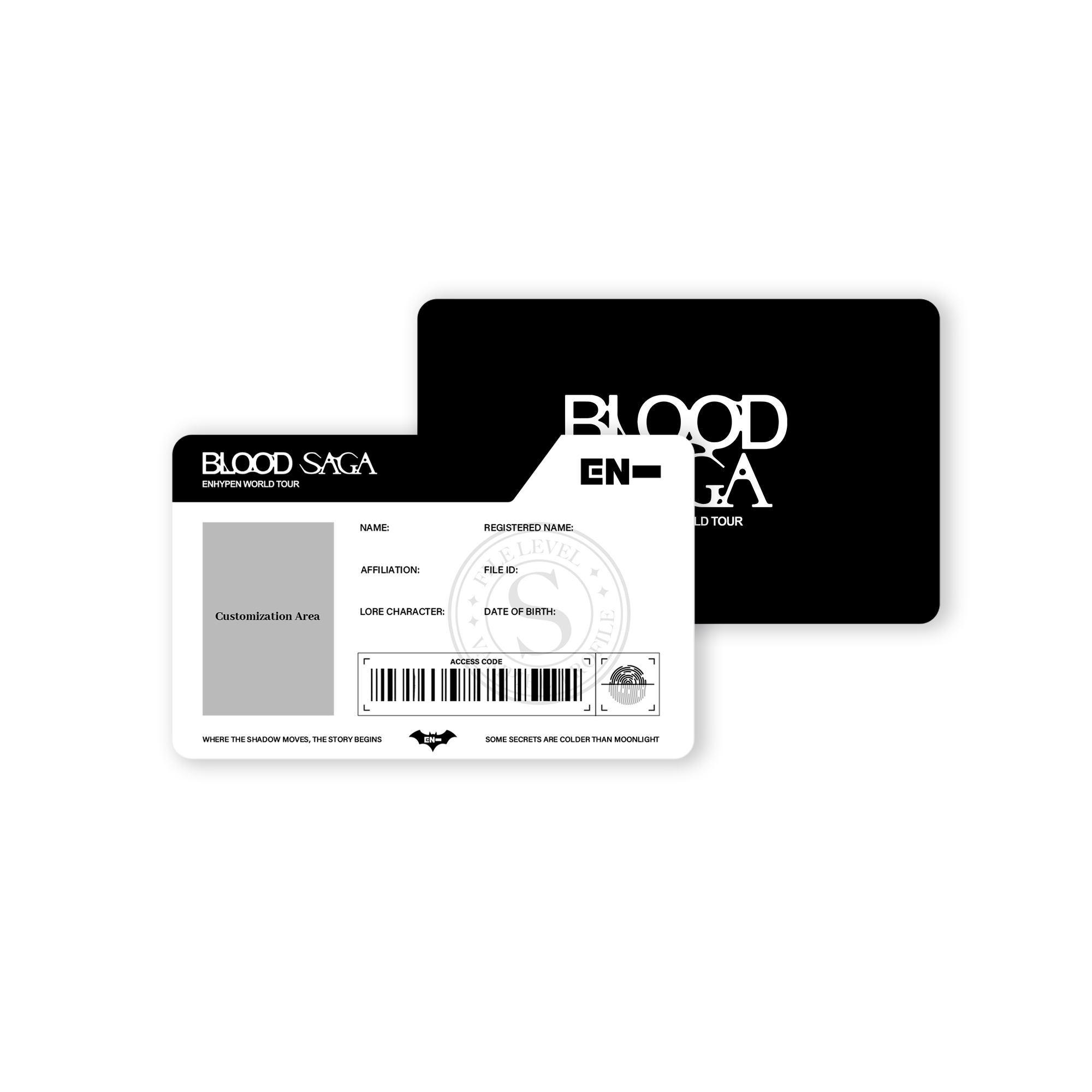 ENHYPEN BLOOD SAGA FCトレカ　エンジンカード Blood Saga Bias ID – PICSQUEEN